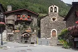 The Church of Sant Serni de Llorts (right)