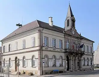 The town hall in Illfurth