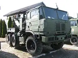 Csepel D-566 crane car in Kecel, Military Park, Hungary (2012)