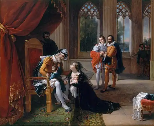 Inez de Castro and her Children at the feet of the King of Portugal (1822)