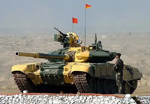 T-90 Bhishma tank built at HVF Chennai