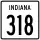 State Road 318 marker