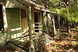 Abandoned house in the Louis René Barrera Indiangrass Wildlife Sanctuary