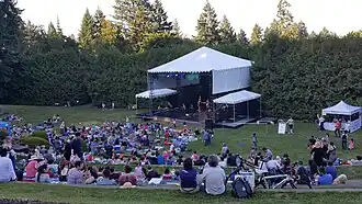 Many events are held at the amphitheater.