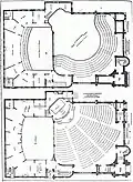 Interior plan for the First Congregational Church