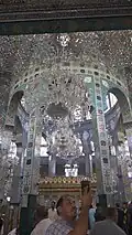 Interior decoration of Sayyida Zainab mosque