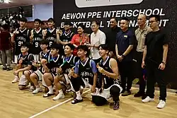 Chung Hwa Middle School basketball team