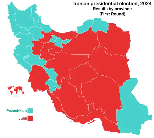 Winner by province