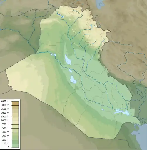 Larsa is located in Iraq