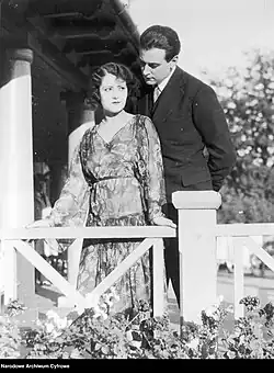 Irma Green and Andrzej Karewicz in one of the scenes from the film