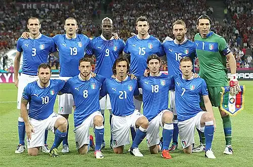 Image 61The Azzurri in 2012. Football is the most popular sport in Italy. (from Culture of Italy)