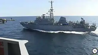Ivan Khurs in 2020, as seen from USS Farragut