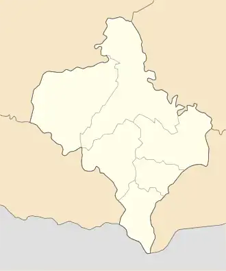 Sheshory is located in Ivano-Frankivsk Oblast