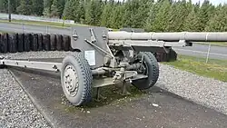 A M1897 on M2A2 carriage