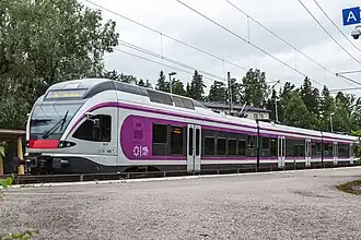 Class Sm5 EMU in Tuomarila.