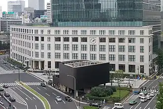 JP Tower in Tokyo, built in 2012, uses the former facade of Tokyo Central Post Office, built in 1933.