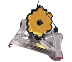 Model of James Webb Space Telescope