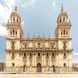 View of the Jaén Cathedral.