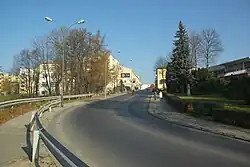 Approach to Jagiellońska Street near Okopisko