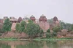 View of Jahaz Mahal from Hauz-i-Shamsi