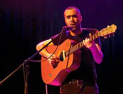 Jake Morley performing at The Citadel, St Helens in April 2015. Photograph by Andrew D. Hurley