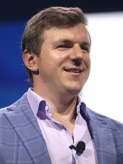 O'Keefe at a polical conference