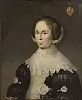 Portrait of Gertrude Teding van Berkhout, dated 1634 by Jan van Ravesteyn
