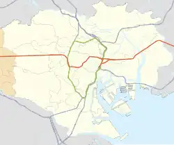 Ōtemachi Station is located in Tokyo wards area