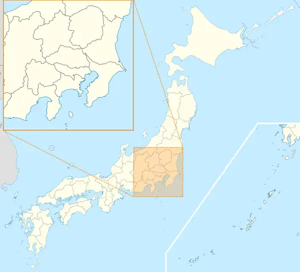 1923 Great Kantō earthquake is located in Japan
