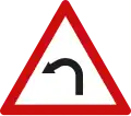 Gentle curve to the left
