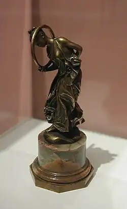 Hoop Dancer, c. 1890, Haggin Museum, seen in his painting The Artist and His Model