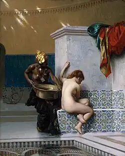 Le Hamam, by Jean-Léon Gérôme, 1870