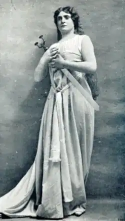 Jeanne Hatto in costume for Die Walkure, 1906
