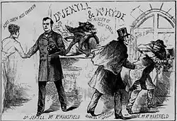 Sketches of scenes from the play