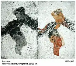 Untitled (coloured structural print), 23 × 29 cm, 1968–2010