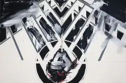 Skeleton (drawing, pencil, acryl) 160 x 240 cm, 2012