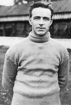 Black and white photograph of Jimmy Moreton