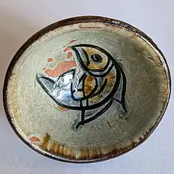 Small plate with fish motif