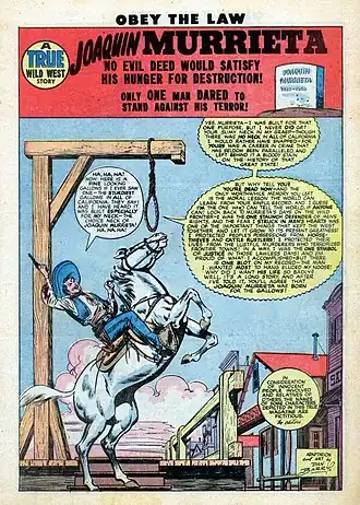 Joaquin Murrieta (Aug 1948), art by Dan Barry.