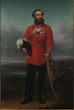 Nova Scotian Sir John Eardley Inglis by William Gush – Indian Mutiny