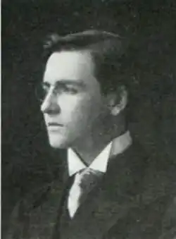 A headshot of John Howard Dellinger, from 1908