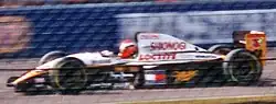 Johnny Herbert driving for Lotus at the 1994 British GP