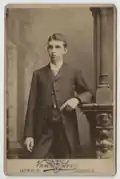 Gest as photographed by Leon Van Loo in 1880-1881, shortly after his graduation from Harvard