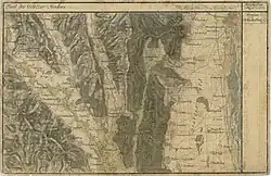 Södingberg in the Josephinian Land Survey   1790