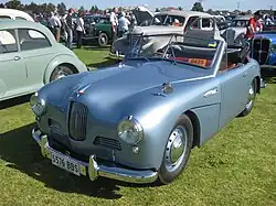 Jowett Jupiter with body by coachbuilder Richard Mead of Dorridge, Warwickshire. One of six built.[11]