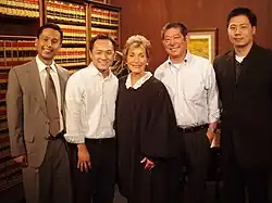 Judy Sheindlin (of top-rated courtroom show Judge Judy) with fans