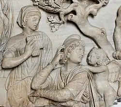 Paris of Troy wearing a Phrygian cap. Marble, Roman artwork from the Hadrianic period (117–138 AD).