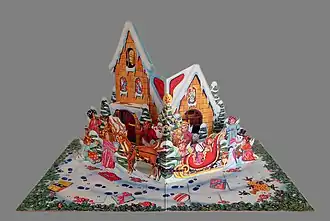 Stand-up Advent calendar by Carlsen Verlag, 1959