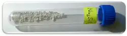 Sample of sodium silicate in a vial