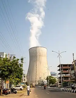 View of KTPS cooling tower